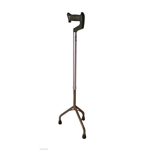 Three Legs Cane Aluminum Walking Adjustable Stick Lightweight Silver