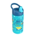 thumbnail image 2 of Zak Designs 16oz Durable Plastic Siply Clutch Water Bottle with Flip Up Straw and Built-In Carry Handle, Construction, 2 of 8