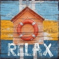 thumbnail image 4 of Sheldon Lewis 12x12 Black Modern Wood Framed Wall Art Titled - Relax, 4 of 6