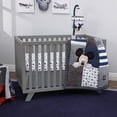thumbnail image 4 of Mouse Hello World Star/Icon Super Soft Changing Pad Cover, Navy, White, 4 of 5