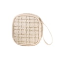 thumbnail image 1 of Wmool Sac de Rangement pour Serviettes Hygiéniques à Carreaux avec Lanière Sac à Rouge à Lèvres Carré Voyage P4, 1 of 8