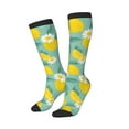 thumbnail image 2 of Balery Lemons Chamomile Flowers And Leaves Fun Novelty Socks Men'S Women'S Crew Socks Funny Crazy Novelty Socks Quirky And Cool Socks, 2 of 9