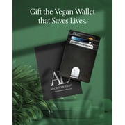 Slim Minimalist Wallets For Men - Vegan Leather Front Pocket Thin Mens Wallet RFID Credit Card Holder Gifts For Men