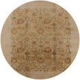 thumbnail image 1 of Ahgly Company Indoor Round Mid-Century Modern Light Brown Oriental Area Rugs, 3' Round, 1 of 6