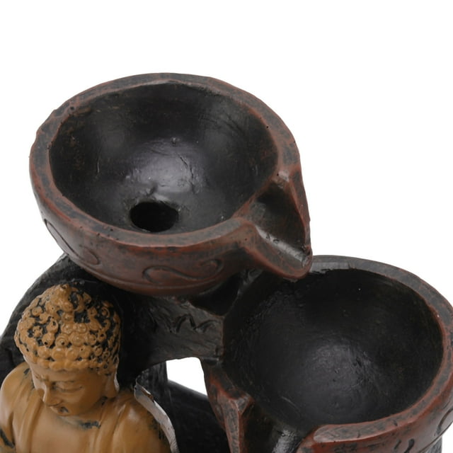 Buddha Tabletop Water Fountain Decor,Buddha Water Flowing Decoration Buddha Fountain Decorwith Light Buddha Water Flowing Decoration High-Intensity Output
