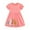 Pink-09, variant on Ugoldhm Girls' Cotton Butterfly Print Beach Sundress Short Sleeve, Crew Neck, Casual Fit for 3-8 Years