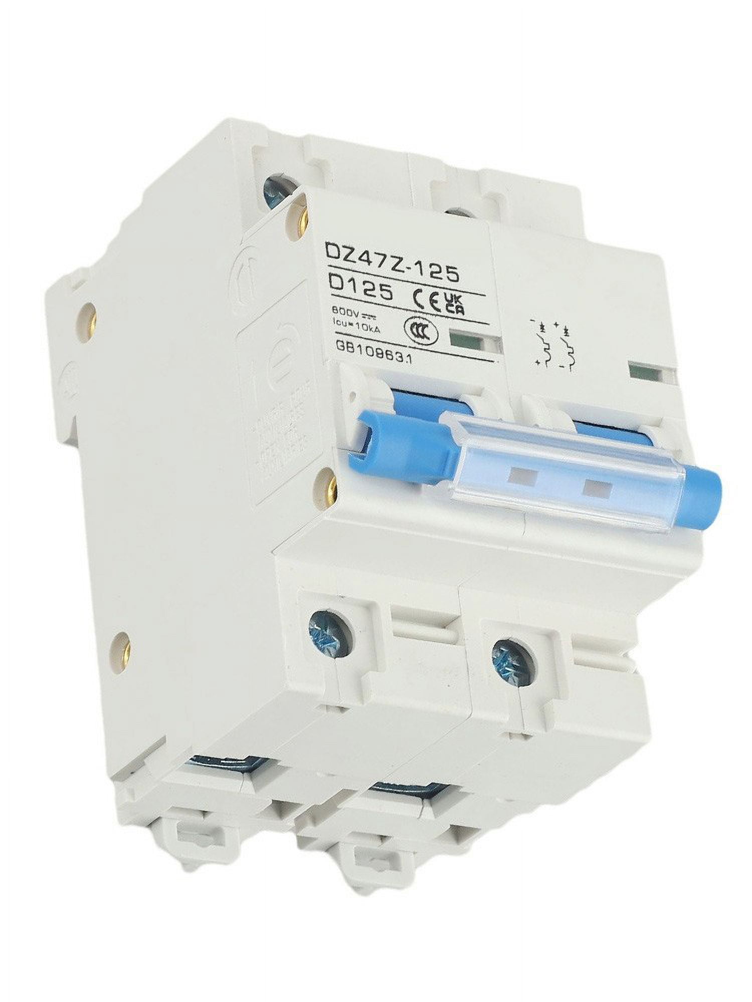 DC MCB for Solar PV 2P 125A 100A 80A 600V Circuit breaker PV Battery