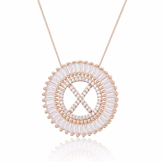 Collier Pendentif Alphabet A-Z Breloques Femme Chaîne Lettre Initiale