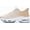 Beige, variant on Women Running Shoes Tennis Athletic Sneakers Cushioned Non Slip Lightweight Walking Shoes WhiteBlue Size 11