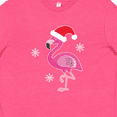 thumbnail image 4 of Inktastic Christmas Holiday Cute Flamingo Youth T-Shirt, 4 of 5