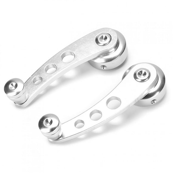 Window Crank Handlefor Chevy,Silver 3in CNC Aluminum Window Winder Crank Window Crank Handle Kit Luxury Finish