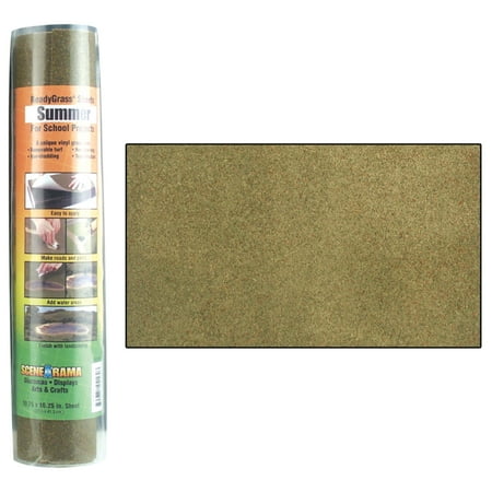 Woodland Scenics Scene-A-Rama ReadyGrass Sheet, Summer Grass