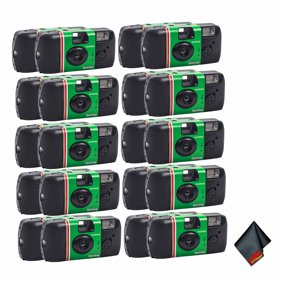 10xFUJIFILM QuickSnap Flash 400 Disposable Camera (27 Exposures, 2-Pack), Bundle