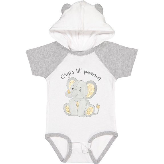 Inktastic Gigi's Lil' Peanut Boys or Girls Baby Bodysuit