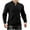 Black, variant on Men's Long Sleeve Pullover Hoodie, Solid Color Round Neck Casual Top, Lightweight and Stretchy Nylon Spandex Blend Fabric, Ideal for Outdoor Activities, Casual Wear, and Everyday Use