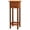 Rustic Brown, variant on HYYOP Tall End Table, Narrow Side Table with Drawer and Shelf, Acacia Wood Nightstand for Living Room, 2-Tier Bedside Table for Small Space, No Assembly, White