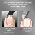 thumbnail image 5 of DUAIU Heavy Duty Nail Clippers for Thick Toenails - Sharp-crested Stainless Steel Nail Cutter, Sharp Ergonomic Long Handle Design, 5 of 5