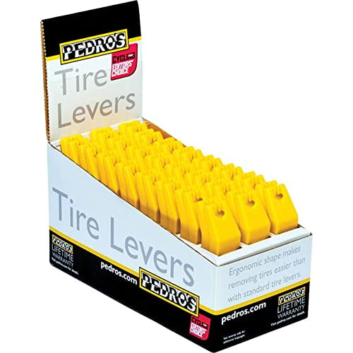 Pedros Bicycle Tire Levers - 24 Pack (Yellow)