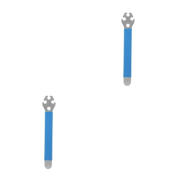 Masteelf 2pcs Mountain Bike Spoke Wrench Tool Metal Spoke Adjuster Cycling Spoke Key for Dirtbike and Motorcycle Spoke Wrench Metal Spoke Wrench