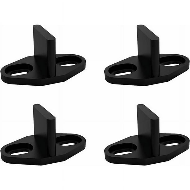 Guías Para Puertas Correderas - Pack De 4, Plástico POM Resistente, Deslizamiento Suave