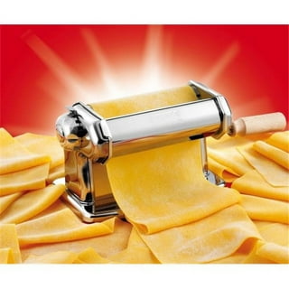  Imperia Pasta Presto Electric Pasta Maker - 100% Non Stick  Machine with 2 Built In Cutters, 6 Adjustable Thickness Settings, Make  Homemade Italian Noodles Faster and Easier, Great Git, Made in