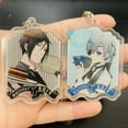 thumbnail image 2 of 6CM Anime Black Butler Figure Sebastian Michaelis Acrylic Key Chains Under taker Grell Sutcliff Character Model Fans Xmas Gifts tzw, 2 of 7