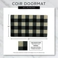 thumbnail image 4 of DII Pet Print Collection Natural Coir Doormat, 17x29", People Tolerated, 4 of 7