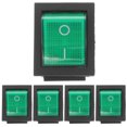 thumbnail image 1 of unbranded 5Ud Interruptor Rocker Verde Con Botón De Alta Potencia Para Automóviles Y Embarcaciones, 1 of 6