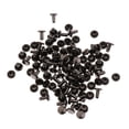 thumbnail image 1 of Remaches Artesanales De Cobre De Cabeza Doble Para Jeans, 6 X 7 Mm, Paquete De Aprox. 50 Piezas Negro perfecl  remaches artesanales de cuero, 1 of 6