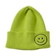 thumbnail image 4 of Gorro de punto para niños, para padres e hijos, otoño e invierno, nuevo gorro coreano lindo bordado de lana con sonrisa para niños y niñas, 4 of 6