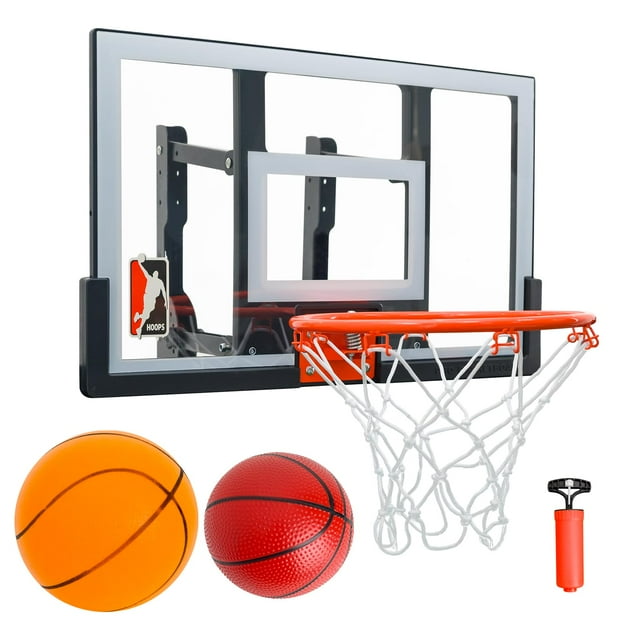 Pequeña canasta de baloncesto Efficraft, ajustable para interiores, 63,5 cm