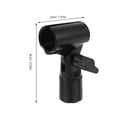thumbnail image 2 of CRILSTYLEO 2Ud Clip Adaptador Para Microfono Con Montura Ajustable Y Color Negro Profesional, 2 of 7