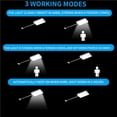 thumbnail image 2 of Lámpara De Pared Solar Con 3 Modos De Trabajo Y 4 Niveles De Brillo Lámpara De Seguridad Con Sensor De Movimiento De 48 Led Ip65 A Prueba De Agua Con Control Remoto Vogacara HA013558-00, 2 of 7