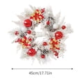 thumbnail image 3 of 45/50/55cm Guirnalda de Navidad Artificial Guirnalda de Decoración de Navidad para Interior/Exterior, 3 of 3