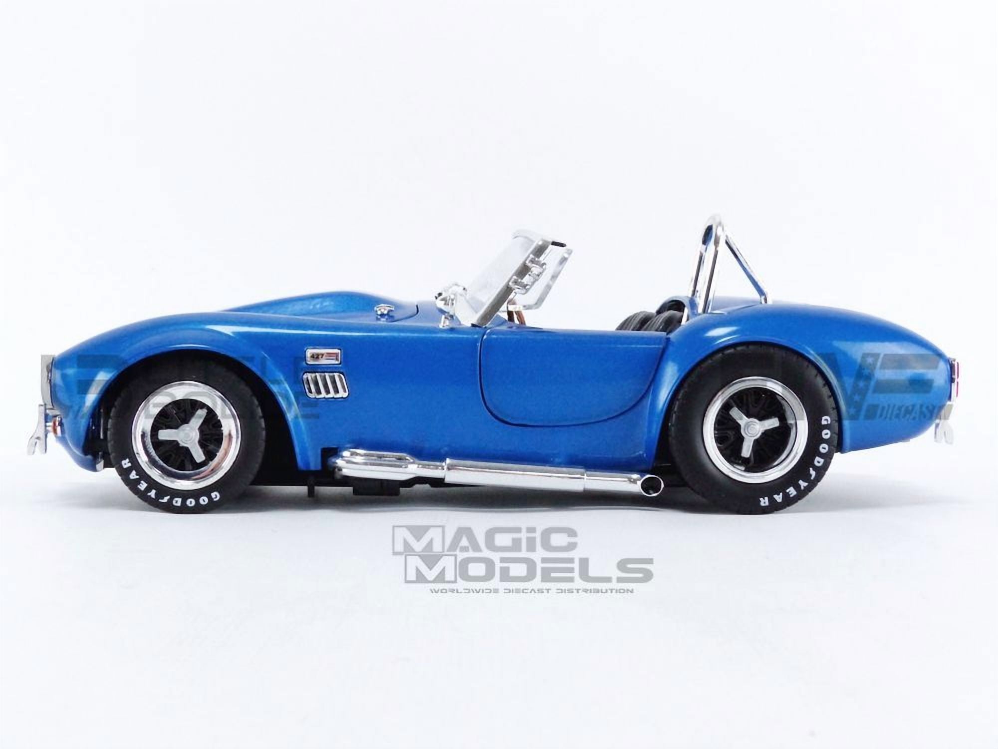 1966 Shelby Cobra Super Snake Blue 1/18 Diecast Model Car by