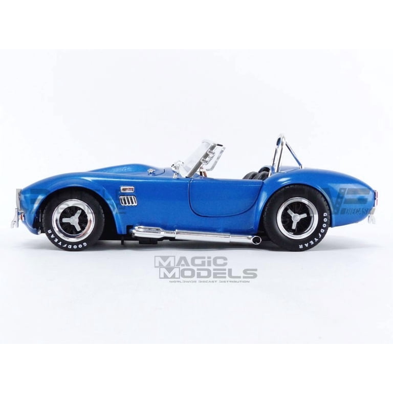 1966 Shelby Cobra Super Snake Blue 1/18 Diecast Model Car by