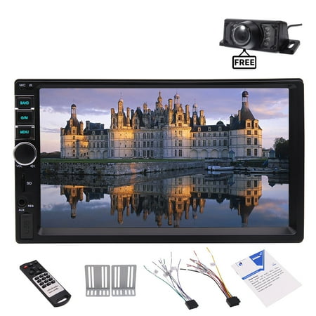 Car System - Free Rear Camera + Newest EinCar Brand in Deck GPS Navigation Headunit in Dash Car Stereo Double 2din Autoradio Bluetooth System Multi video Audio Automotive Vehicle NO DVD GPS Player