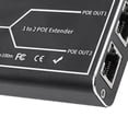 thumbnail image 5 of 2X Gigabit POE Extender 2 Port 1000M Network Switch Repeater 30W IEEE802.3Af/At Plug&Play for PoE Switch NVR IP Camera, 5 of 5