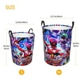 thumbnail image 5 of Large Laundry Hamper, Power Rangers Collapsible Laundry Basket With Handles, Tall Storage Basket For Blanket, Toys, Dirty Clothes In Living Room, Bedroom, Bathroom, Nursery, 5 of 7
