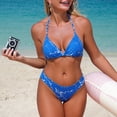 thumbnail image 4 of Neewe Women High Waisted Bikini Sets Tummy Control Swimsuits Two Piece Drawstring Bathing Suit, 4 of 7
