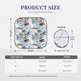 thumbnail image 3 of Balery Watercolor Sailboat Parasol para parabrisas de coche de 2 piezas | Parasol plegable para parabrisas delantero de coche para la mayoría de sedanes-Small, 3 of 6