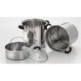thumbnail image 1 of Cookpro 556 Stainless Pasta Cooker with Lid & Black Silicone Handles, 1 of 4