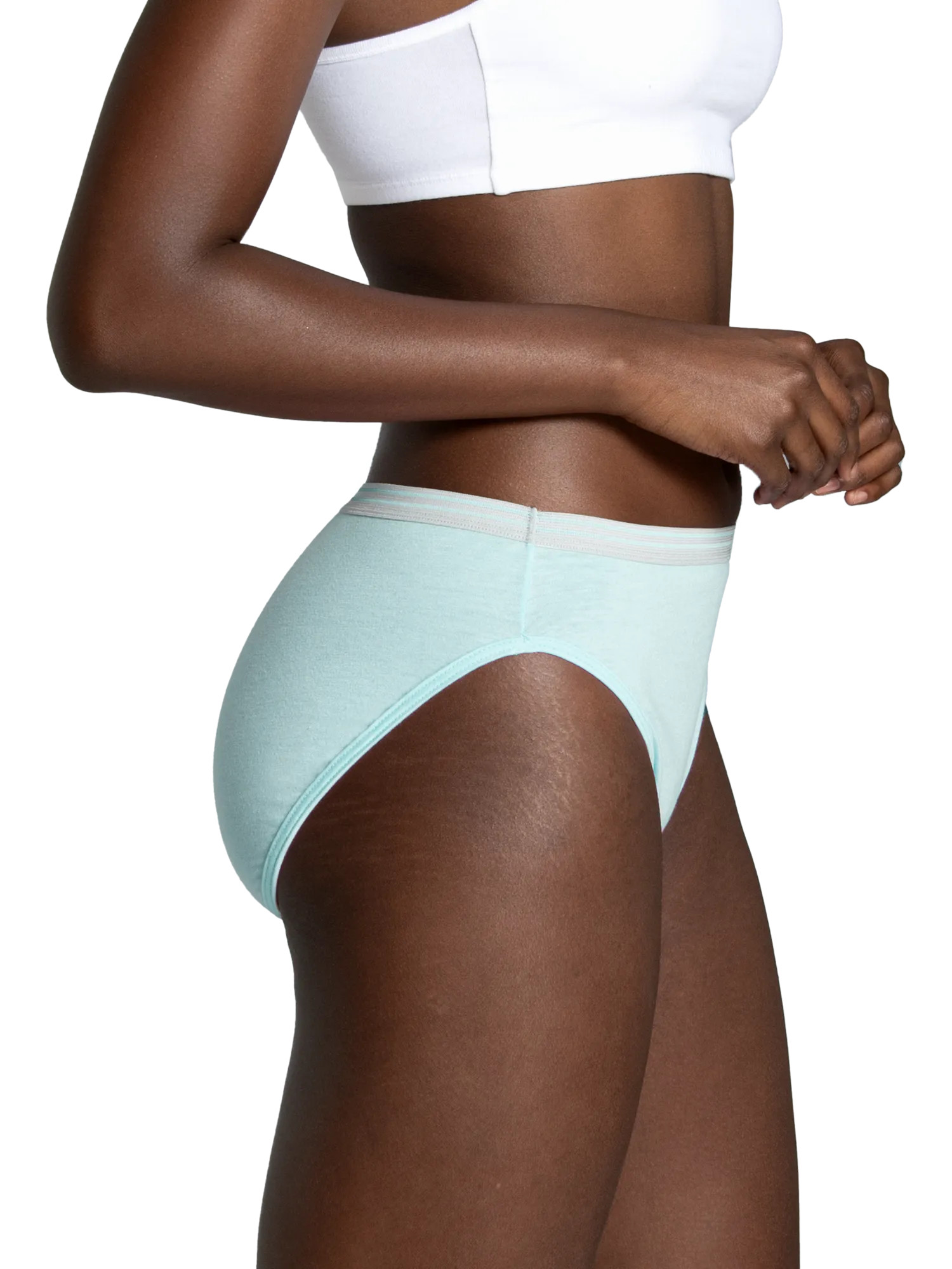 Fruit of the Loom Women's Cotton Hi-Cut Brief, 10-Pack photo 4
