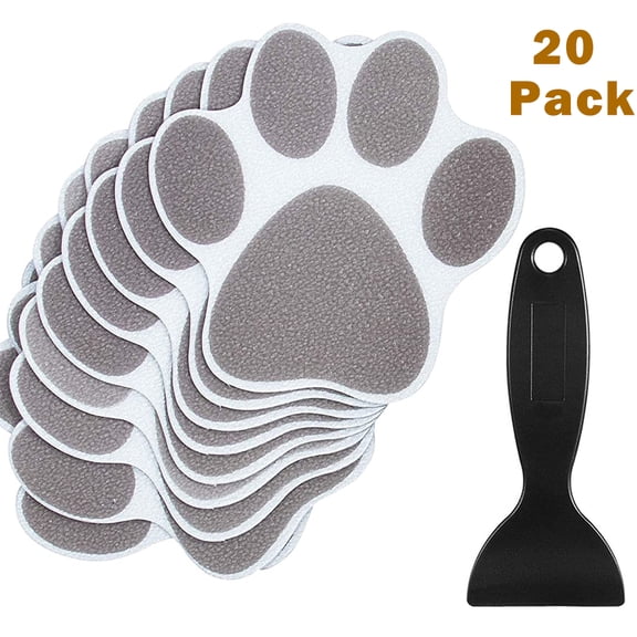 MAINYU 20 PCS Anti Slip Shower Stickers Safety Bathtub Strips Adhesive Decals with Premium Scraper for Bath Tub Shower Stairs Ladders Boats