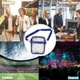 thumbnail image 4 of Bolsa de mensajero transparente de PVC con cremallera transparente impermeable ANGGREK  Otros, 4 of 8