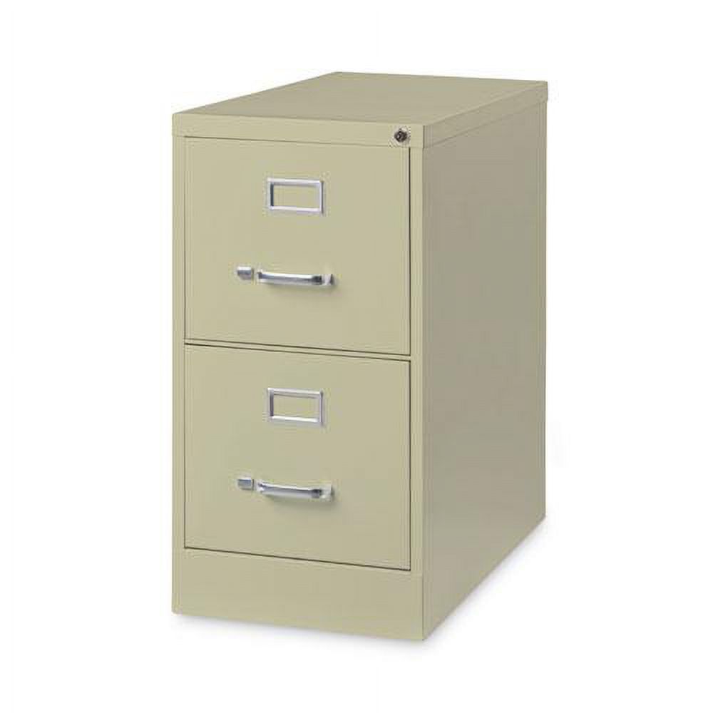 Hirsh Industries Vertical Letter File Cabinet, 2 Letter-Size File Drawers, Putty, 15 X 26.5 X 28.37 - image 5 of 5