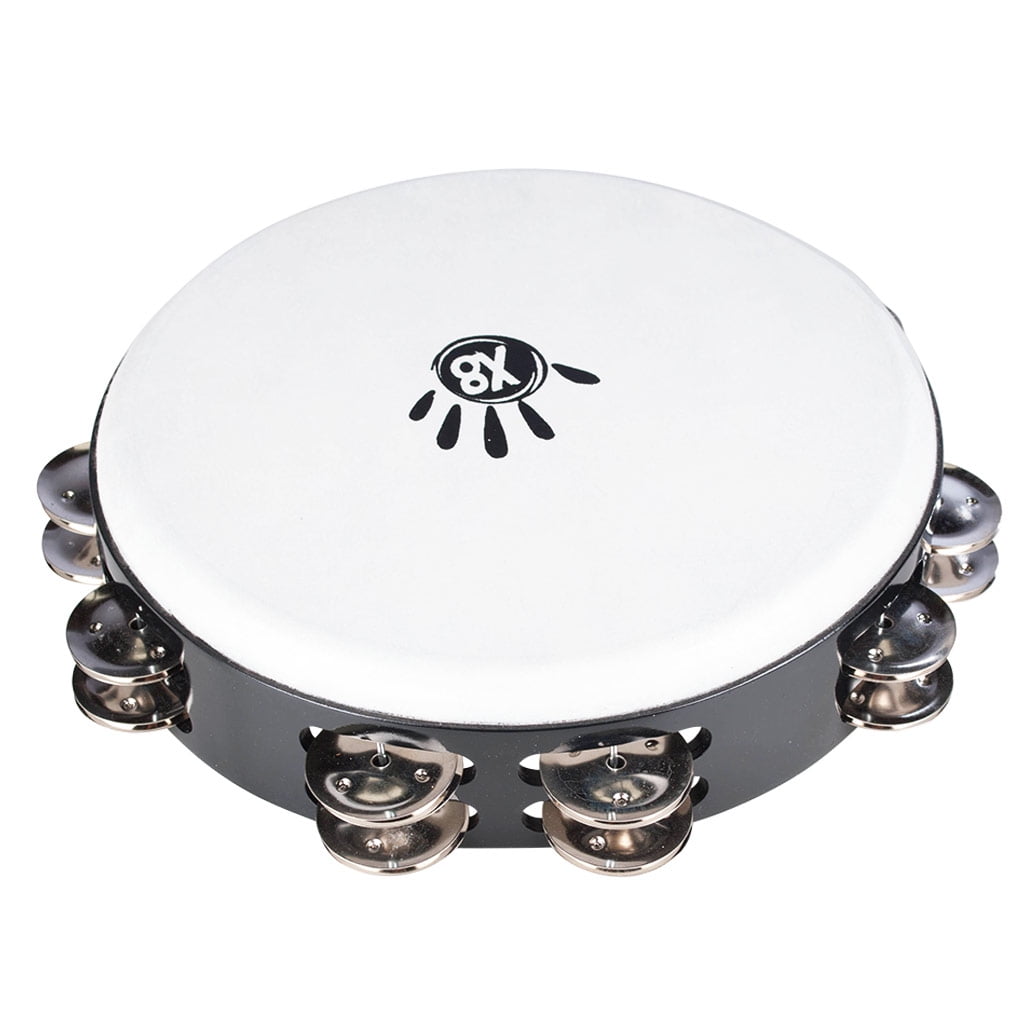 X8 Drums 10Inch Tunable Tambourine