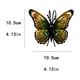 thumbnail image 3 of Colgante de maceta con forma de insecto, de metal y vidrio pintado, con personalidad de planta verde en maceta., 3 of 4
