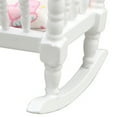 thumbnail image 7 of NIBOLOG Doll House Baby Bed - 1:12 Miniature Cradle Dollhouse Miniatures for Nursery Decor, 7 of 7