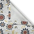 thumbnail image 4 of Ambesonne Bee Valance Pack of 2, Sunflowers and Funny Bees, 54"X12", Dark Blue Ruby Mustard, 4 of 5